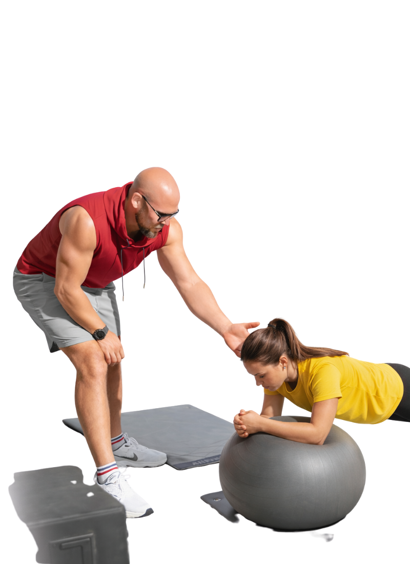 "Build a stable base that protects: Spine. Joints. Movement control under load. Stability comes before strength."